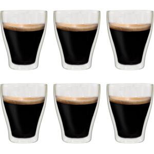 vidaXL dobbeltvægget latte macchiato glas 6 stk. 370 ml