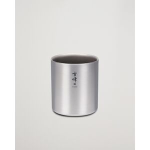 Snow Peak Double Wall Stacking Mug 450 Titanium men One size Grå