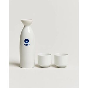 Beams Japan Sake Bottle & Cup Set White men One size Hvid