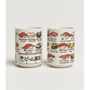 Beams Japan Ceramic Sushi Cup Set White men One size Hvid