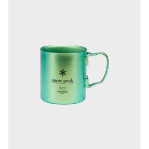 Snow Peak Titanium Double Wall Mug 450ml Green ONESIZE