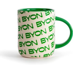 Byon Mug Liz Byon White/green One Size