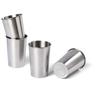 Orrefors Hunting 411259 4-Pack Steel Mugs Steel One Size