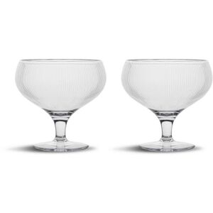 Sagaform Billi Coupe Glas 2-Stk (6) Klar One Size