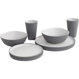 Outwell Gala 2 Person Dinner Set Grey Mist OneSize, Grey Mist