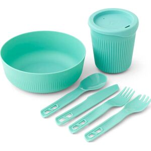 Sea To Summit Passage Dinnerware Set 6 Piece Aqua Sea Blue OneSize, AQUA SEA BLUE