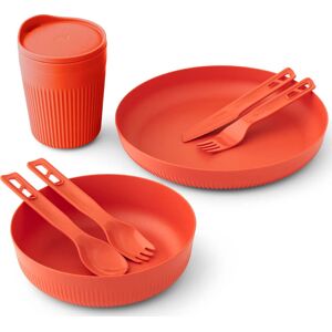 Sea To Summit Passage Dinnerware Set 7 Piece Spicy Orange OneSize, SPICY ORANGE