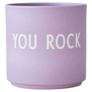 Design Letters Kop - Favourite Cups - You Rock - Lavendel - Design Letters - Onesize - Kop