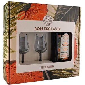 Ron Esclavo Gran Reserva Giftbox 50 cl. Inkl. 2 glas - Rom