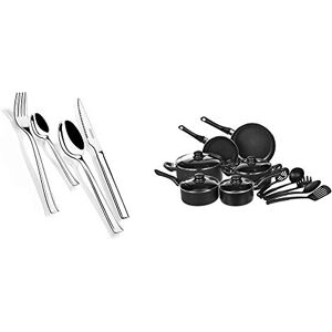 Monix Europa - Set de cubiertos 24 piezas de acero inox 18/c, con cuchillo  normal (Braisogona_M180973) : : Hogar y cocina