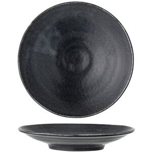 Bloomingville Plato de porcelana negra 16 cm