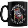 Taza Grindstore Trabajo duro para que mi gato pueda vivir una vida mejor