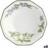 Churchill Victorian Orchard Ceramic Stoneware 20.5 Cm Soup Plate 6 Units Transparente