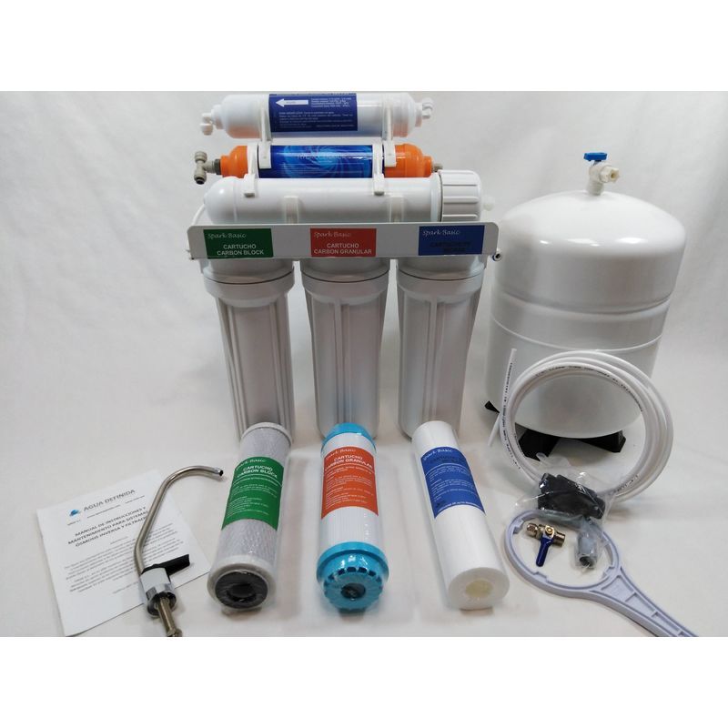 SPARK BASIC Osmosis inversa 6 etapas con filtro hidrogenizador