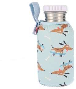 Botella Acero con Funda Skater Dog Personalizable 500ml  Tutete