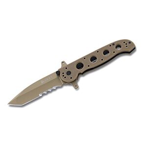 CRKT COLUMBIA RIVER KNIFE & TOOL Unisex Adult Pocket Knife M16-14dsfg  M16 14 Special Forces G10 Desert, Brown, 23 5 cm EU