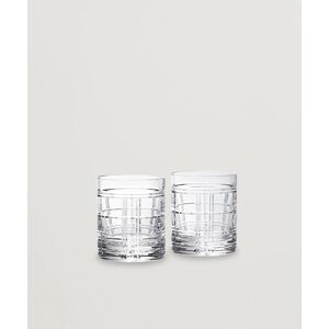 Ralph Lauren Hudson Plaid Crystal Glass 2pcs Clear - Sininen - Size: S M XL - Gender: men