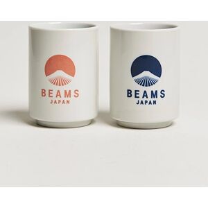 Beams Japan Ceramic Cup Set White - Musta - Size: 40 41 42 43 44 45 46 - Gender: men