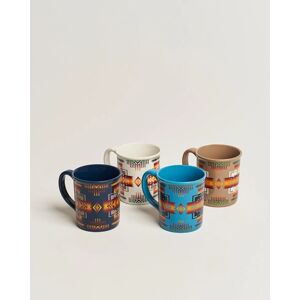 Pendleton Ceramic Mug Set 4-Pack Chief Joseph Mix - Ruskea,Monivärinen - Size: One size - Gender: men