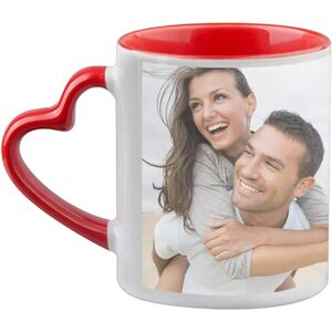 Mug coeur rouge photo