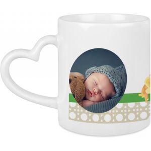 Ocadeau Mug coeur photo fleur