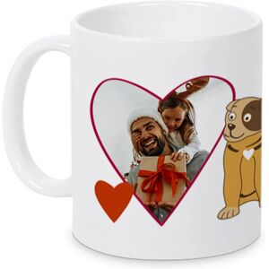 Ocadeau Tasse thème chien et coeur