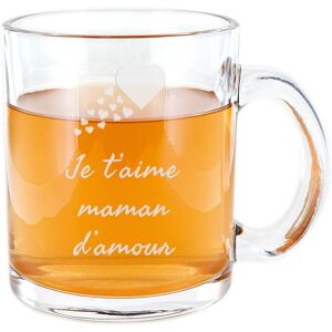 Ocadeau Tasse en verre gravee