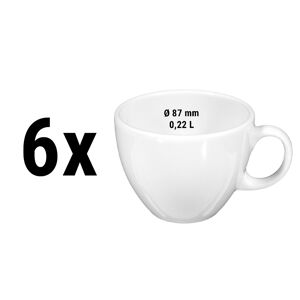 GGM GASTRO - (6 pièces) SELTMANN WEIDEN Tasse à cappuccino - 0,22 litre