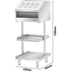 GGM Gastro - Presentoir a couverts et a vaisselle KOPENHAGEN - 620mm - Modele sur pied