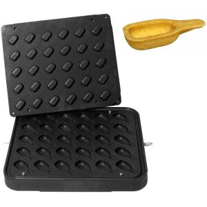 GGM Gastro - Plaques pour machine a tartelettes TMPIC - Forme tartelette : Cuillere - 68x31mm