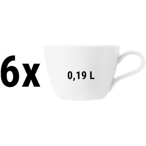 GGM GASTRO - (6 pièces) SELTMANN WEIDEN Tasse à cappuccino - 0,22 litre