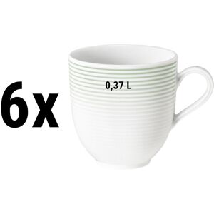 GGM GASTRO - (6 pièces) SELTMANN WEIDEN Tasse à café au lait Tulipe - 0,37 litre