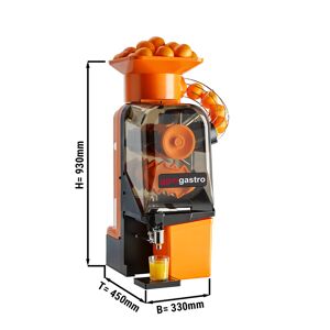 GGM GASTRO - Presse-orange électrique - Orange - Alimentation automatique en fruits - Robinet de vidange réglable inclus