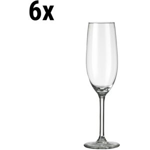 GGM GASTRO - (6 pièces) Flûte à champagne - VENICE - 210 ml - Transparent