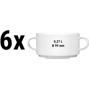 GGM GASTRO - (6 pièces) SELTMANN WEIDEN Tasse à soupe - 0,27 litre