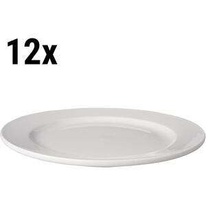 GGM GASTRO - (12 pièces) BUDGETLINE - Assiette plate Mammoet - Ø 24,5 cm - Blanc