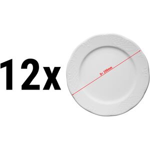 GGM GASTRO - (12 pièces) CLASSICO - Assiette Plat - Ø 20 cm