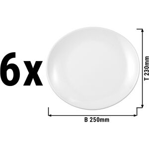 GGM GASTRO - (6 pièces) SELTMANN WEIDEN Assiette plate ovale - 250x230mm