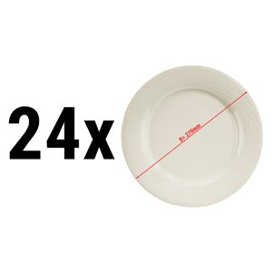 GGM GASTRO - (24 pièces) SEMPRE - Assiette Plat - Ø 27 cm