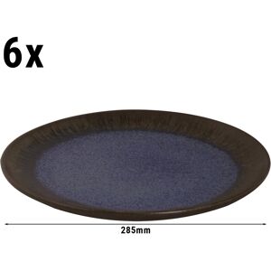 GGM GASTRO - (6 pièces) TAMA - Assiette plate - Ø 28,5 cm - Bleu Bleu