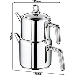 GGM GASTRO - Set théière - Acier inoxydable