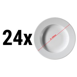 GGM GASTRO - (24 pièces) PERA Blanc - Assiette creuse - Ø 30 cm