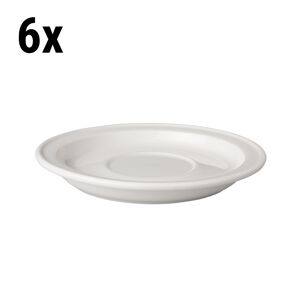 GGM GASTRO - (6 pièces) BUDGETLINE - Soucoupe Mammoet - Ø 17 cm - Blanc