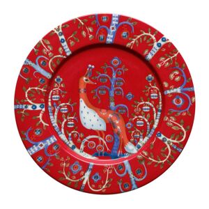 Iittala Taika Assiette plate a 22 cm rouge