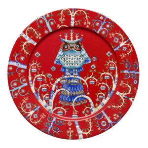 Iittala Taika Assiette plate rouge a 27 cm