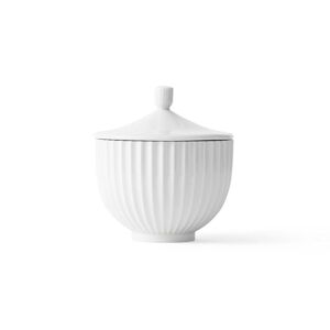 Lyngby Porcelæn - Bonbonnière, porcelaine, blanc, ø 14 cm