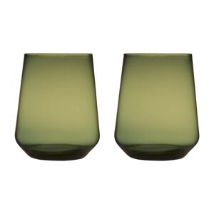 Iittala Verre a eau Essence Verre a eau 35 cl vert mousse set de 2