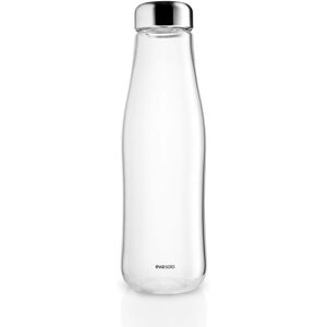 Eva Solo - Carafe en verre avec bouchon 1,3 l, acier inoxydable / transparent