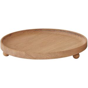 OYOY - Inka Plateau en bois rond Ø 30 cm, naturel