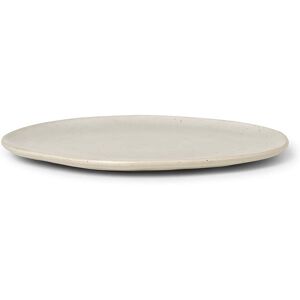 ferm LIVING - Flow Assiette plate, Ø 27 cm, blanc casse